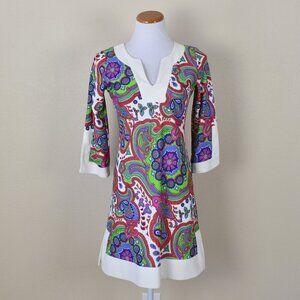 Jude Connally HOLLY Paisley Floral Tunic Dress - XS